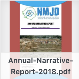 Annual Narrative Report 2018 - cover