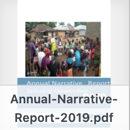 Annual Narrative Report 2019 - cover