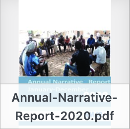 Annual Narrative Report 2020 - cover