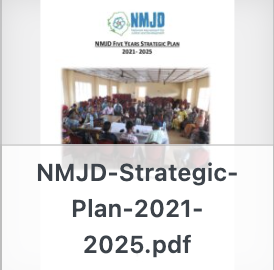 NMJD Strategic Plan 2021-2025 - Cover